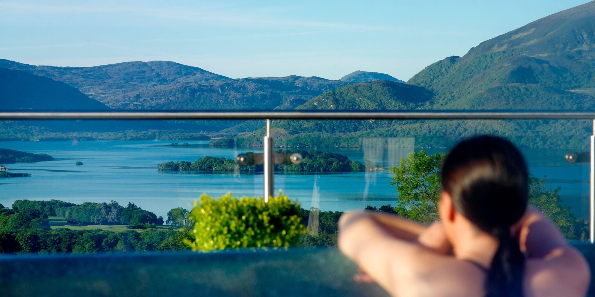 Aghadoe Heights Hotel & Spa Cill Airne Kültér fotó View of the lake from the hotel